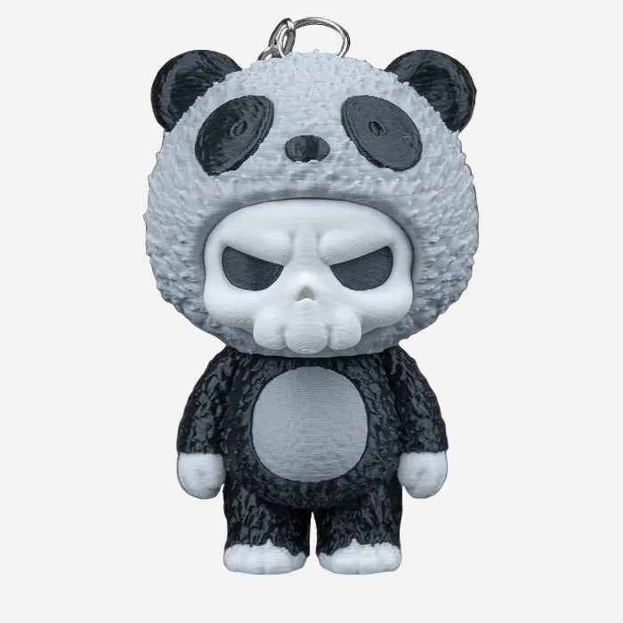 Halloween Skeleton in a Panda Costume (Babuu) Toy or Home Decor