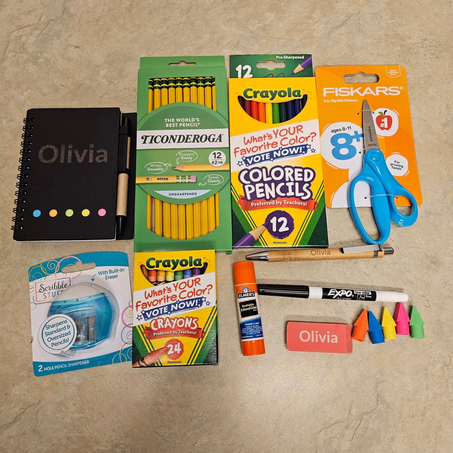 Personalized School Supply Bundle