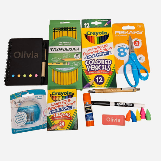 Personalized School Supply Bundle