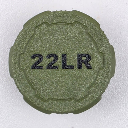 22 LR Mini Ammo Storage Case Container 55 Rounds with Screw On Lid - 3 Pack