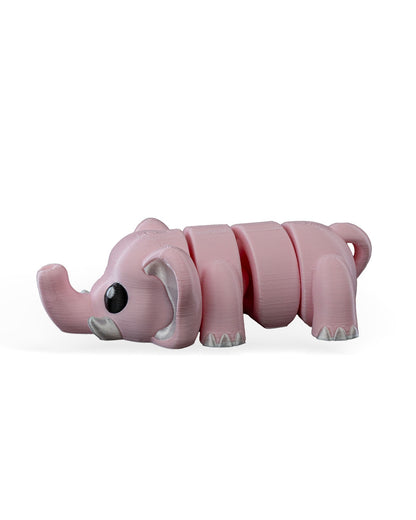 Flexi Elephant Keychain