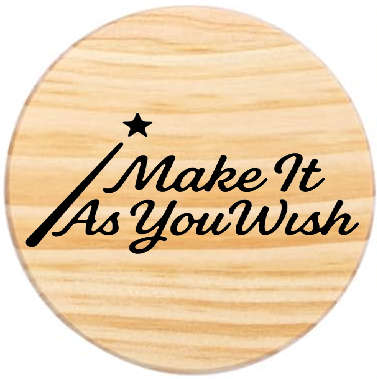 Coaster Round Wood